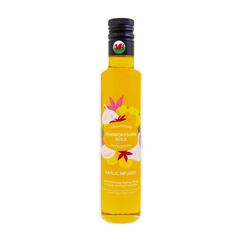 Pembrokeshire Gold Garlic Infused Rapeseed Oil (250ml)