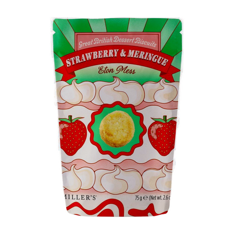 Artisan Biscuits Great British Dessert Biscuits Strawberry & Meringue Eton Mess Biscuits (75g)