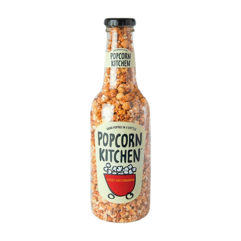 Popcorn Kitchen Sweet & Cinnamon Popcorn in Giant Bottle (550g)