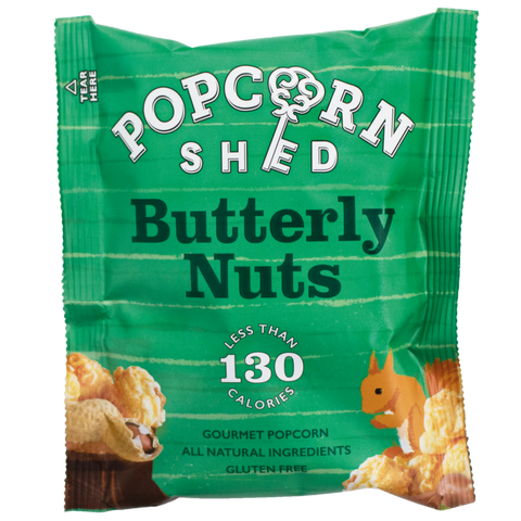 Popcorn Shed Butterly Nuts Snack Pack (16x26g)