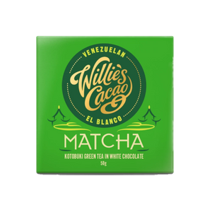 Willie's Cacao Matcha Kotobuki Green Tea White Chocolate (50g)