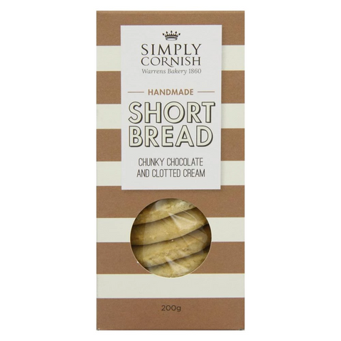 Simply Cornish Chunky Chocolate & Cream Shortbread (200g)