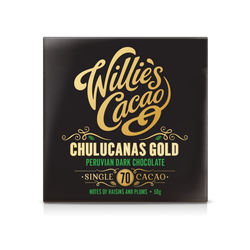 Willie's Cacao Chulucanas Gold Peruvian Dark Chocolate (50g)