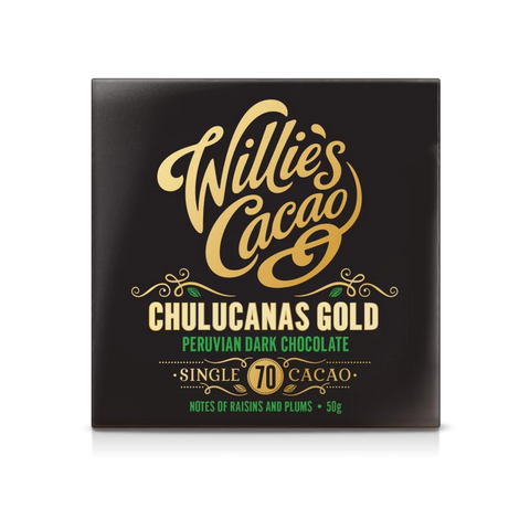 Willie's Cacao Chulucanas Gold Peruvian Dark Chocolate (50g)