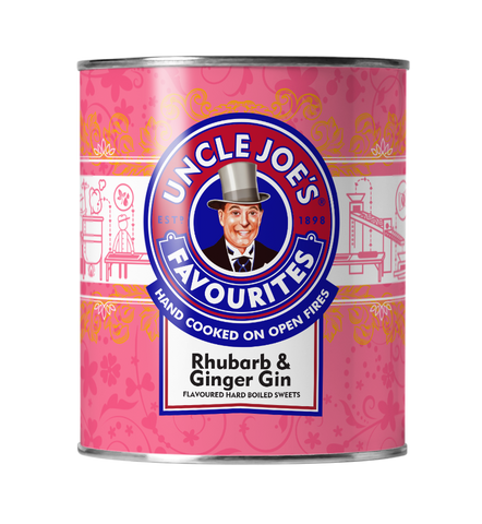 Uncle Joe's Rhubarb & Ginger Boiled Sweets (120g)