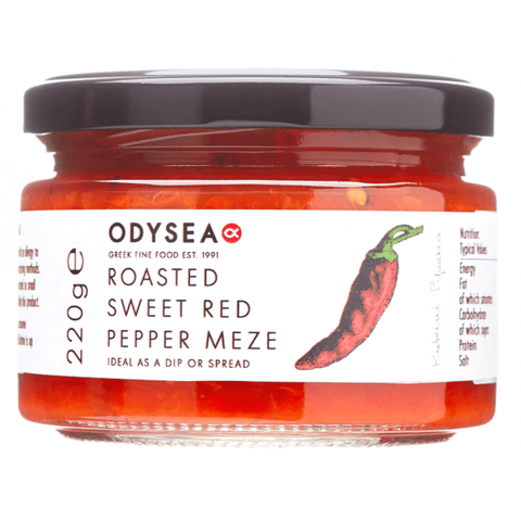 Odysea Roasted Sweet Red Pepper Meze (220g)